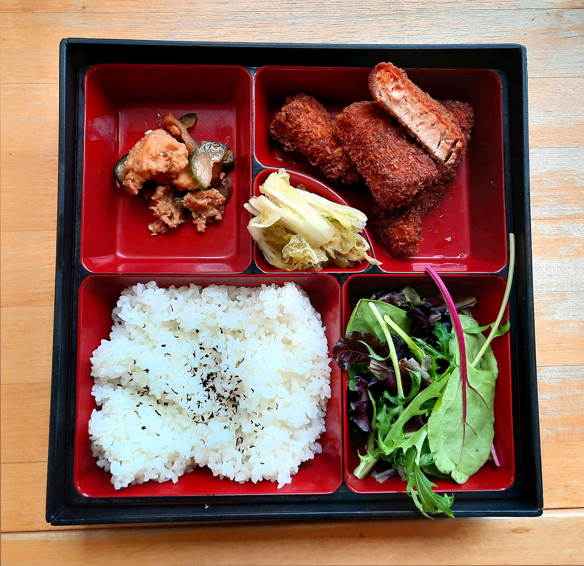 Salmon Katsu Bento